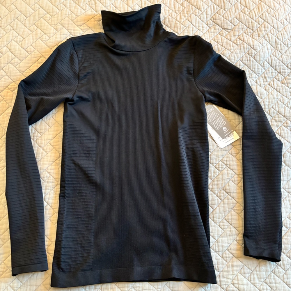 Athleta Flurry Blizzard Ribbed Turtleneck New with Tags